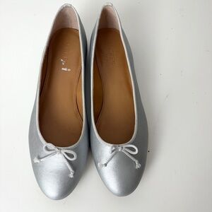 J. Crew Factory Ballet Flats Shoes Bow 8.5